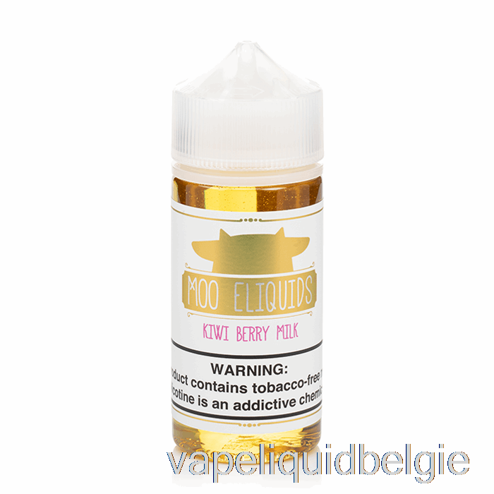 Vape Smaken Kiwibesmelk - Moo E-liquids - 100ml 3mg